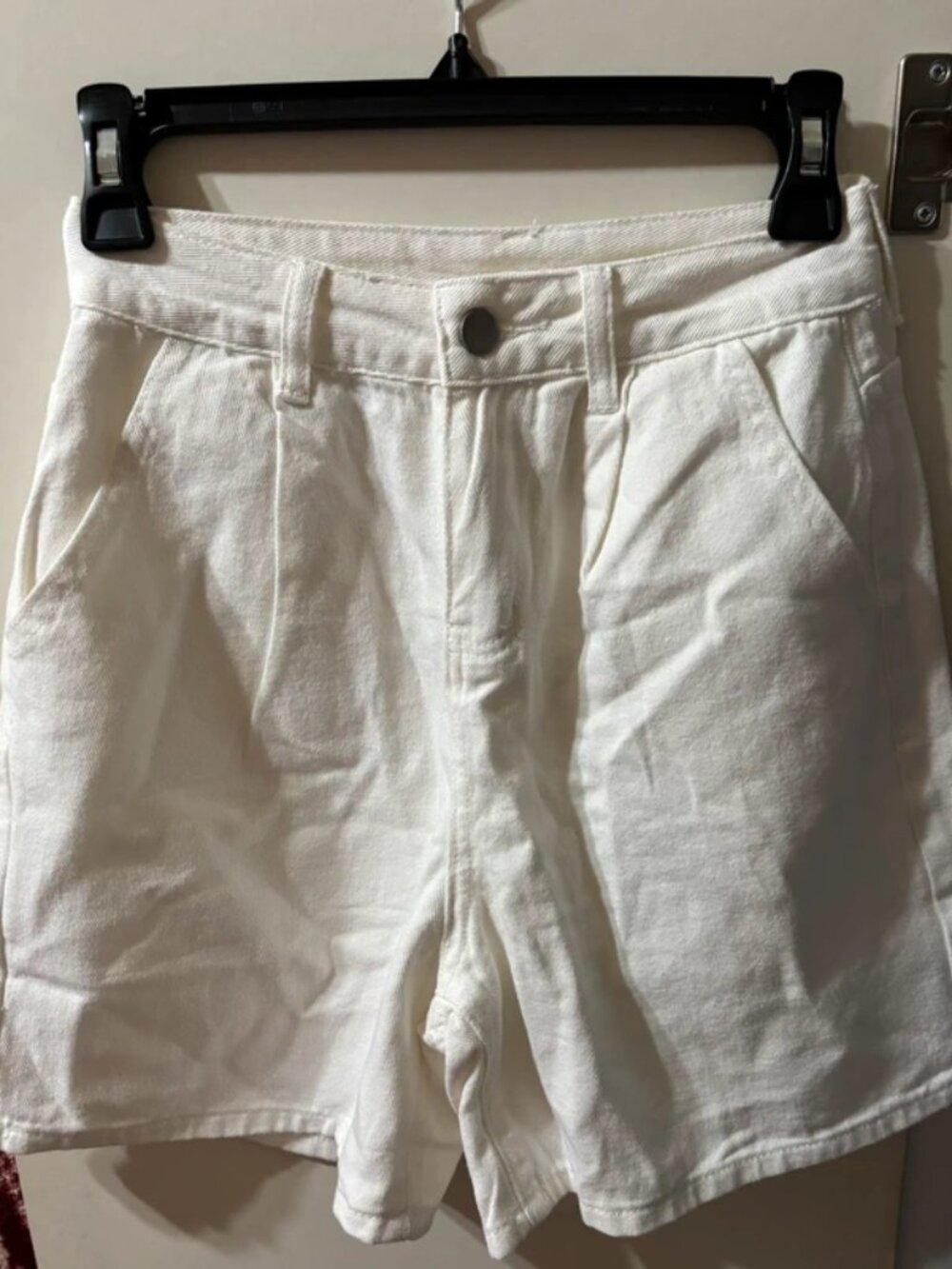 Women’s White Denim Shorts